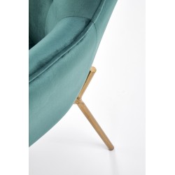 'CASTEL 2 Relaxation Armchair Gold / Dark Green' 'CASTEL 2 Relaxation Armchair Gold / Dark Green'
