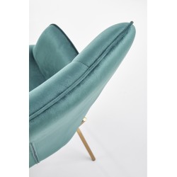 'CASTEL 2 Relaxation Armchair Gold / Dark Green' 'CASTEL 2 Relaxation Armchair Gold / Dark Green'