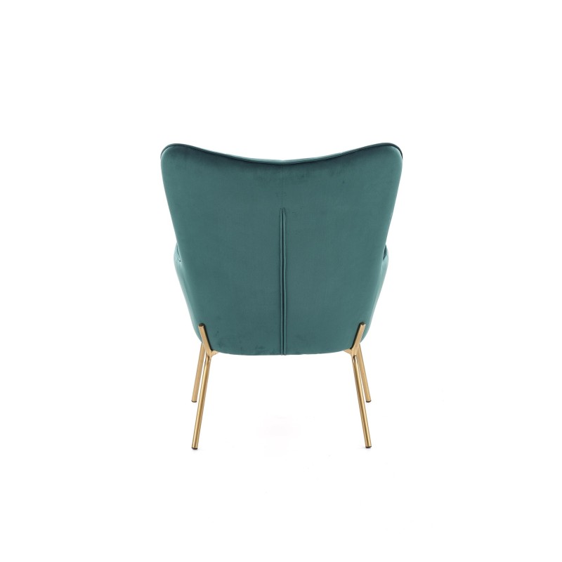 'CASTEL 2 Relaxation Armchair Gold / Dark Green' 'CASTEL 2 Relaxation Armchair Gold / Dark Green'
