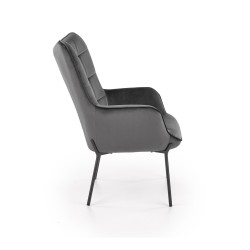 'CASTEL Black / Light Ash Leisure Chair' 'CASTEL Black / Light Ash Leisure Chair'