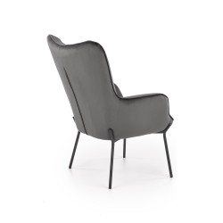 'CASTEL Black / Light Ash Leisure Chair' 'CASTEL Black / Light Ash Leisure Chair'