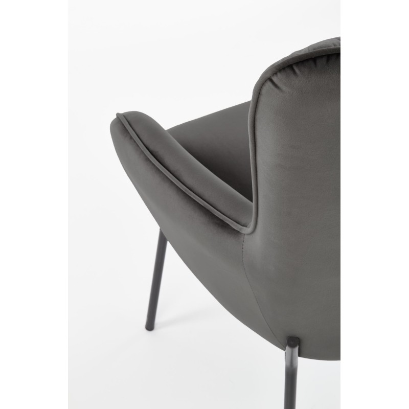 'CASTEL Black / Light Ash Leisure Chair' 'CASTEL Black / Light Ash Leisure Chair'