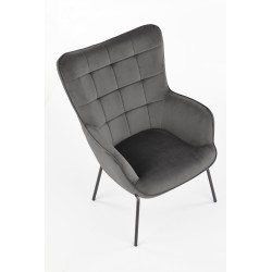'CASTEL Black / Light Ash Leisure Chair' 'CASTEL Black / Light Ash Leisure Chair'