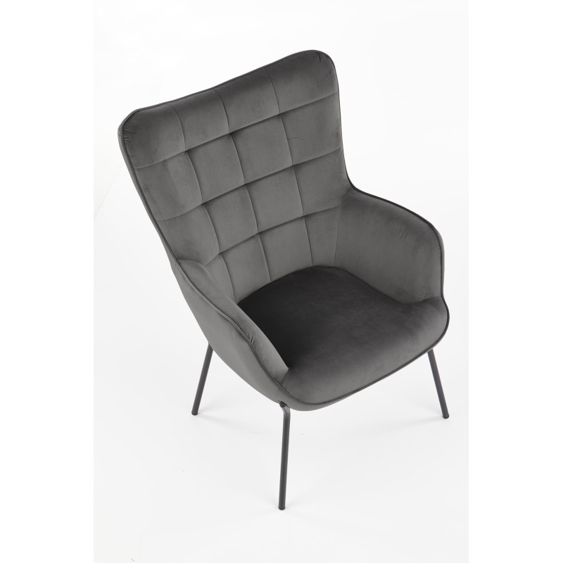 'CASTEL Black / Light Ash Leisure Chair' 'CASTEL Black / Light Ash Leisure Chair'