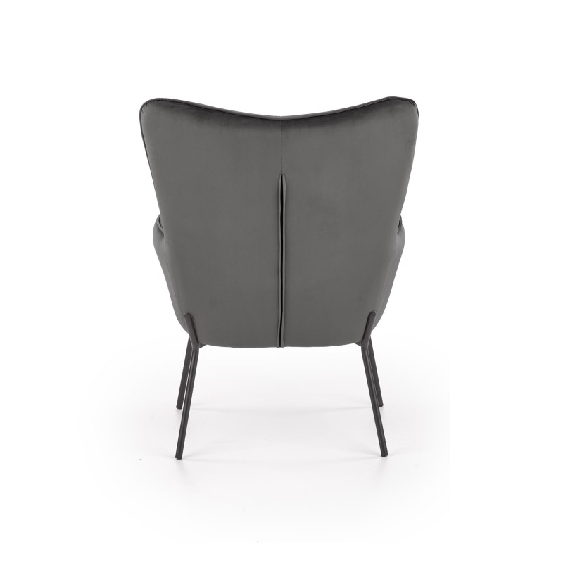 'CASTEL Black / Light Ash Leisure Chair' 'CASTEL Black / Light Ash Leisure Chair'