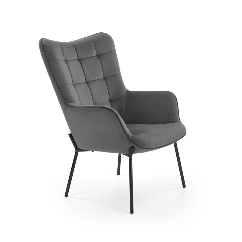 'CASTEL Black / Light Ash Leisure Chair' 'CASTEL Black / Light Ash Leisure Chair'