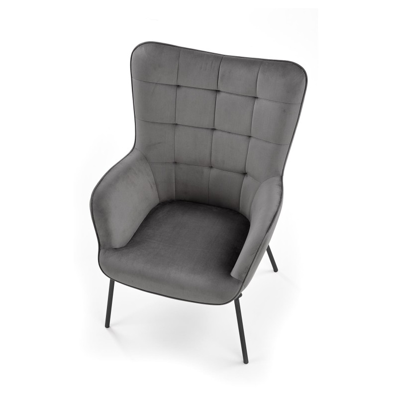 'CASTEL Black / Light Ash Leisure Chair' 'CASTEL Black / Light Ash Leisure Chair'