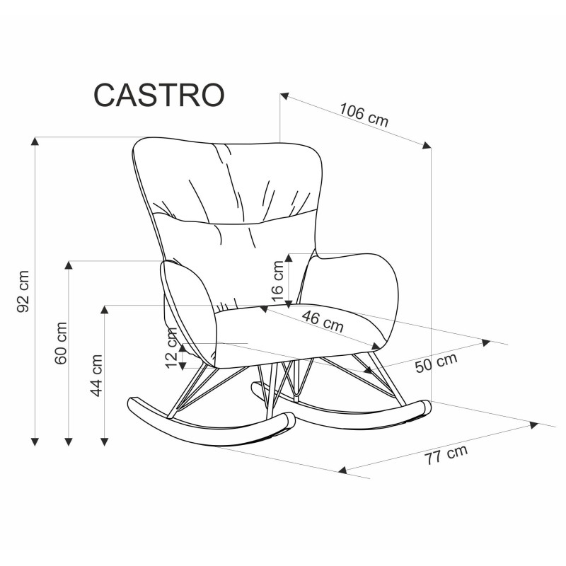 'CASTRO Relaxation Armchair in Dark Green' 'CASTRO Relaxation Armchair in Dark Green'
