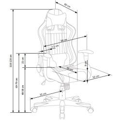 'CAYMAN Light Ash-Turquoise Office Chair' 'CAYMAN Light Ash-Turquoise Office Chair'