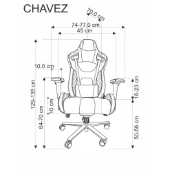 CHAVEZ fotel gabinetowy czarny CHAVEZ fotel gabinetowy czarny
