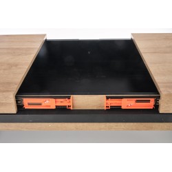 'CLARA Golden Oak/Black Coffee Table' 'CLARA Golden Oak/Black Coffee Table'
