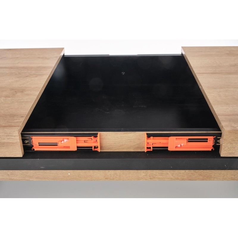 'CLARA Golden Oak/Black Coffee Table' 'CLARA Golden Oak/Black Coffee Table'