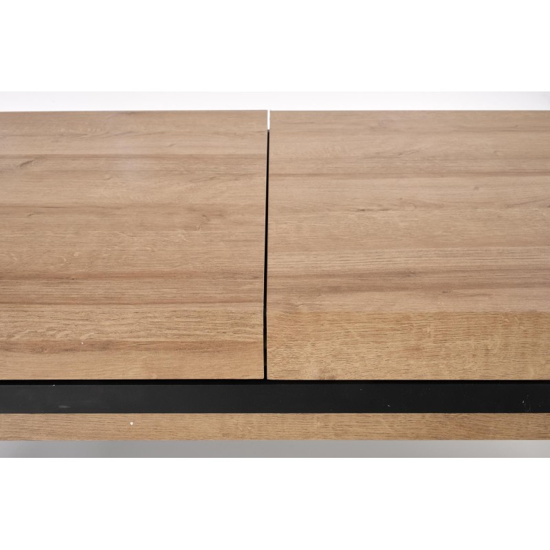 'CLARA Golden Oak/Black Coffee Table' 'CLARA Golden Oak/Black Coffee Table'