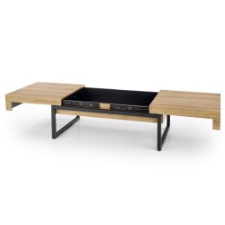 'CLARA Golden Oak/Black Coffee Table' 'CLARA Golden Oak/Black Coffee Table'