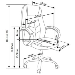 'CODY Brown Office Chair' 'CODY Brown Office Chair'