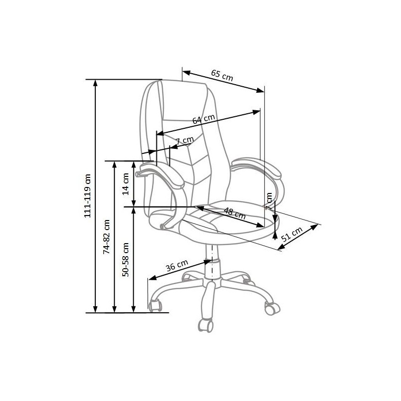 'CODY Brown Office Chair' 'CODY Brown Office Chair'
