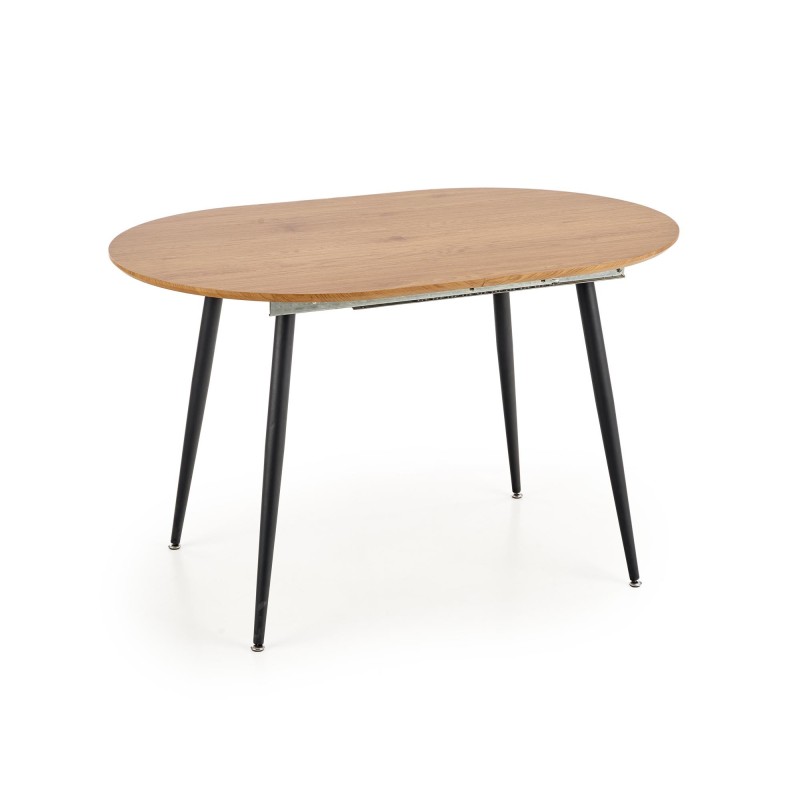 'COLORADO Extendable Table, Top - Golden Oak, Frame - Black' 'COLORADO Extendable Table, Top - Golden Oak, Frame - Black'