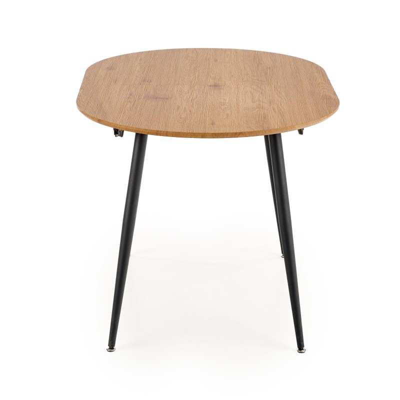 'COLORADO Extendable Table, Top - Golden Oak, Frame - Black' 'COLORADO Extendable Table, Top - Golden Oak, Frame - Black'