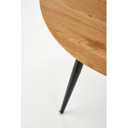 'COLORADO Extendable Table, Top - Golden Oak, Frame - Black' 'COLORADO Extendable Table, Top - Golden Oak, Frame - Black'