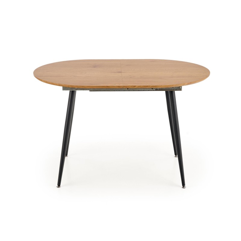 'COLORADO Extendable Table, Top - Golden Oak, Frame - Black' 'COLORADO Extendable Table, Top - Golden Oak, Frame - Black'