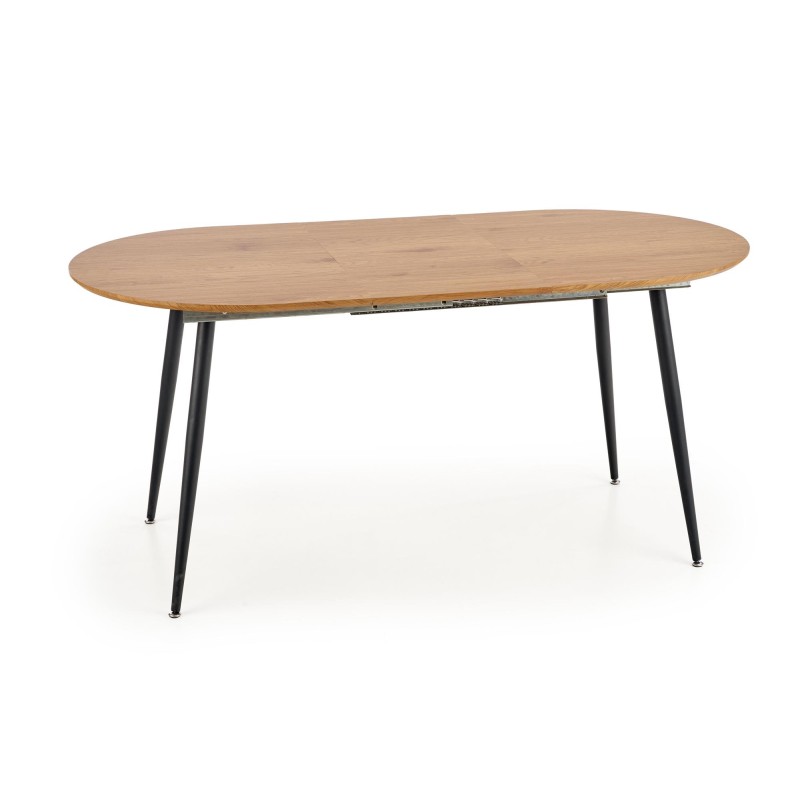 'COLORADO Extendable Table, Top - Golden Oak, Frame - Black' 'COLORADO Extendable Table, Top - Golden Oak, Frame - Black'