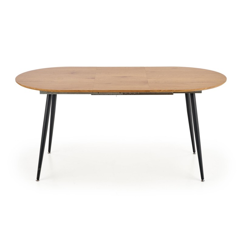 'COLORADO Extendable Table, Top - Golden Oak, Frame - Black' 'COLORADO Extendable Table, Top - Golden Oak, Frame - Black'