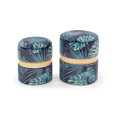 'CONGO Set of 2 Poufs, Multicolored'