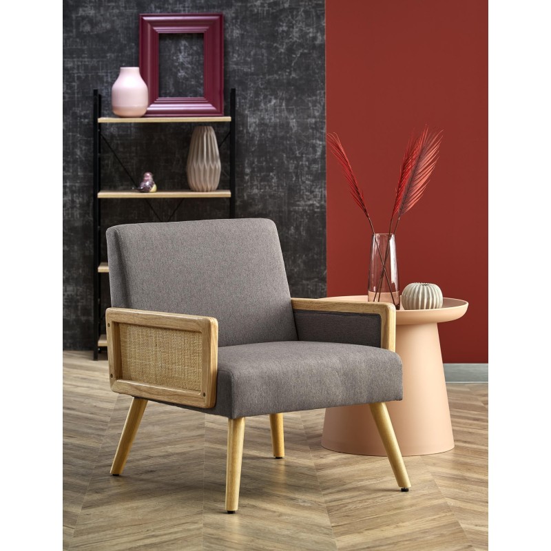 'CORFU Ash Grey Armchair' 'CORFU Ash Grey Armchair'