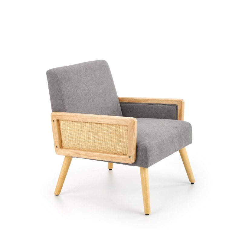 'CORFU Ash Grey Armchair' 'CORFU Ash Grey Armchair'