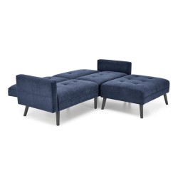 CORNELIUS sofa rozkładana z funkcją narożnika niebieska (1p 1szt) CORNELIUS sofa rozkładana z funkcją narożnika niebieska (1p 1szt)