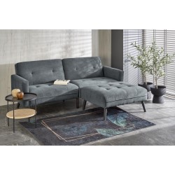 'CORNELIUS Convertible Corner Sofa in Ash'