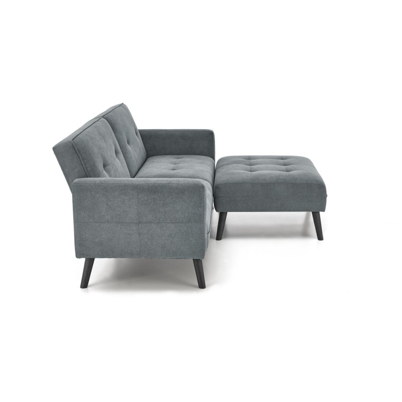 CORNELIUS sofa rozkładana z funkcją narożnika popiel CORNELIUS sofa rozkładana z funkcją narożnika popiel
