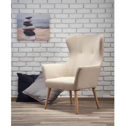 'COTTO Beige Relaxation Armchair'
