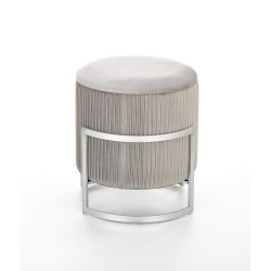 'CRICKET Light Ash Pouf' 'CRICKET Light Ash Pouf'