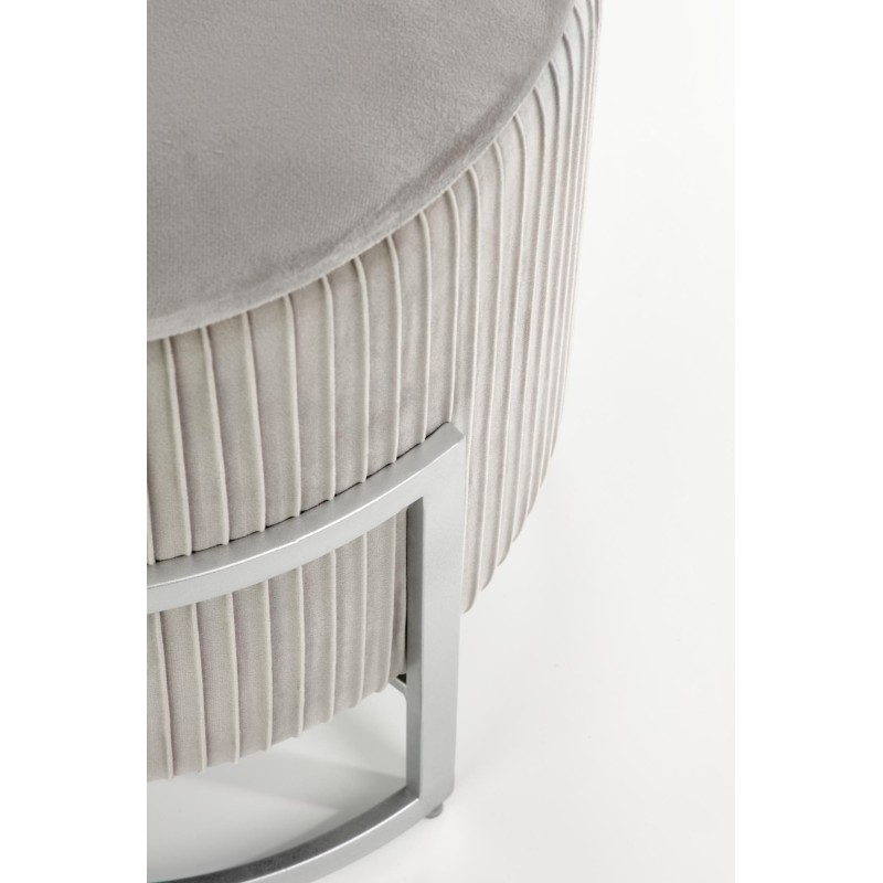 'CRICKET Light Ash Pouf' 'CRICKET Light Ash Pouf'