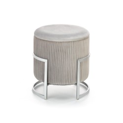 'CRICKET Light Ash Pouf' 'CRICKET Light Ash Pouf'