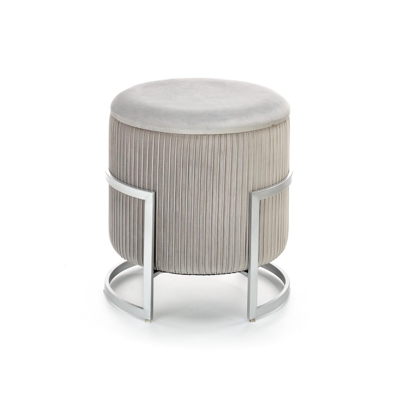 'CRICKET Light Ash Pouf' 'CRICKET Light Ash Pouf'