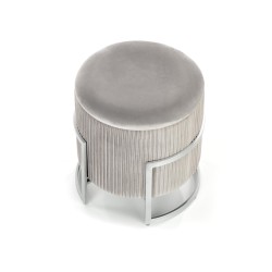 'CRICKET Light Ash Pouf' 'CRICKET Light Ash Pouf'