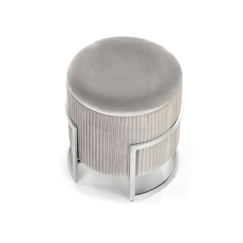 'CRICKET Light Ash Pouf' 'CRICKET Light Ash Pouf'