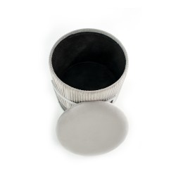 'CRICKET Light Ash Pouf' 'CRICKET Light Ash Pouf'