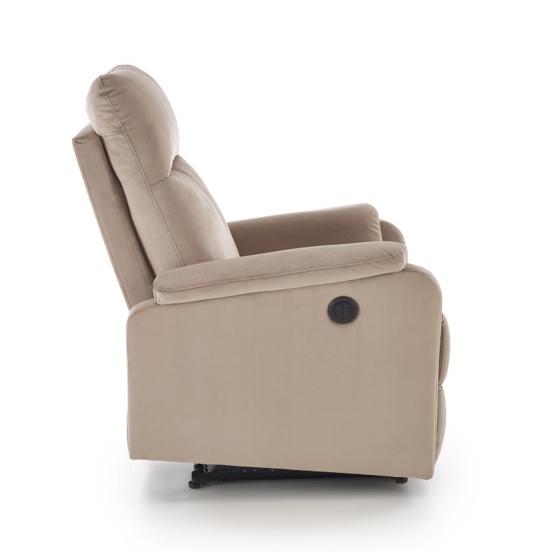 'CROCUS Relaxation Armchair with Electric Reclining Function, Beige' 'CROCUS Relaxation Armchair with Electric Reclining Function, Beige'
