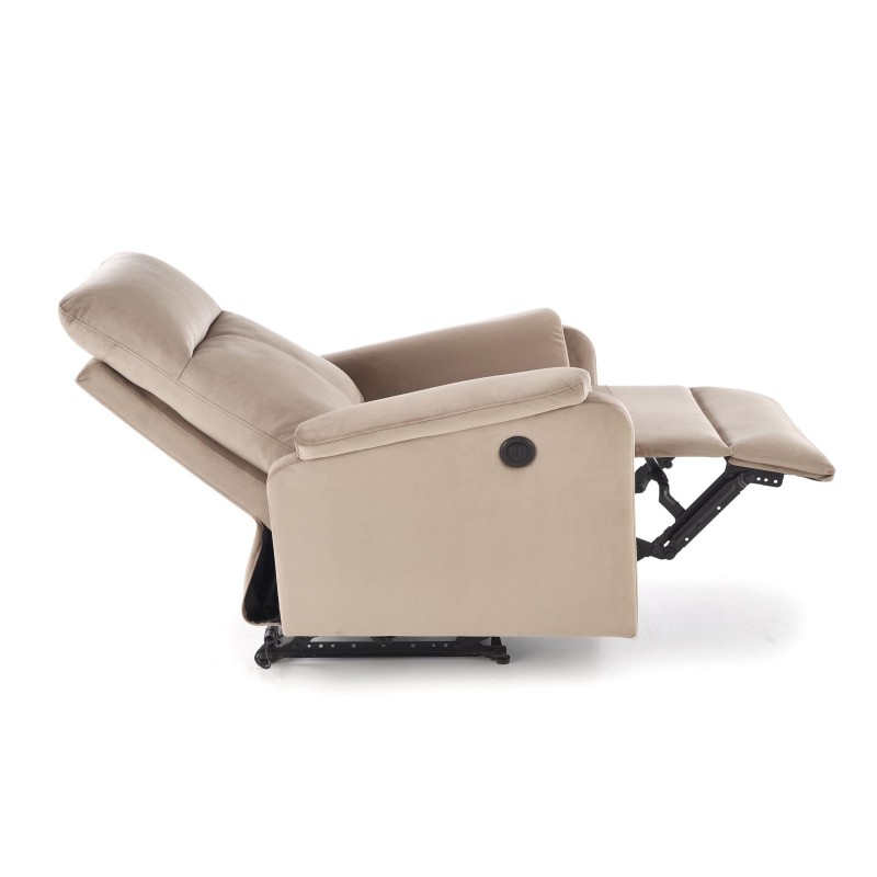 'CROCUS Relaxation Armchair with Electric Reclining Function, Beige' 'CROCUS Relaxation Armchair with Electric Reclining Function, Beige'