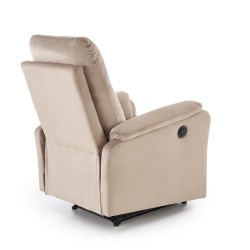 'CROCUS Relaxation Armchair with Electric Reclining Function, Beige' 'CROCUS Relaxation Armchair with Electric Reclining Function, Beige'