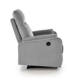 'CROCUS Relaxation Armchair with Electric Reclining Function, Ash Grey' 'CROCUS Relaxation Armchair with Electric Reclining Function, Ash Grey'