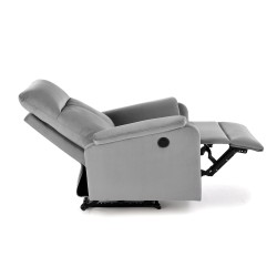 'CROCUS Relaxation Armchair with Electric Reclining Function, Ash Grey' 'CROCUS Relaxation Armchair with Electric Reclining Function, Ash Grey'