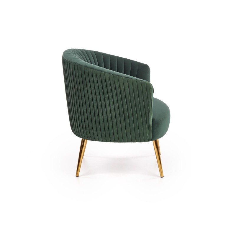 'CROWN Relaxation Armchair Dark Green / Gold' 'CROWN Relaxation Armchair Dark Green / Gold'