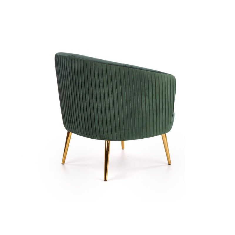 'CROWN Relaxation Armchair Dark Green / Gold' 'CROWN Relaxation Armchair Dark Green / Gold'