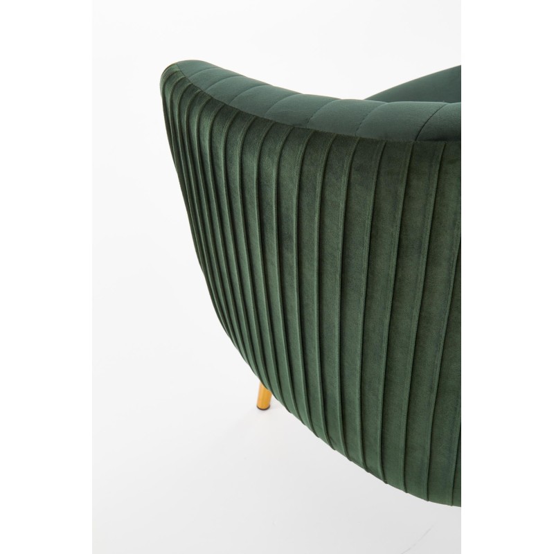 'CROWN Relaxation Armchair Dark Green / Gold' 'CROWN Relaxation Armchair Dark Green / Gold'