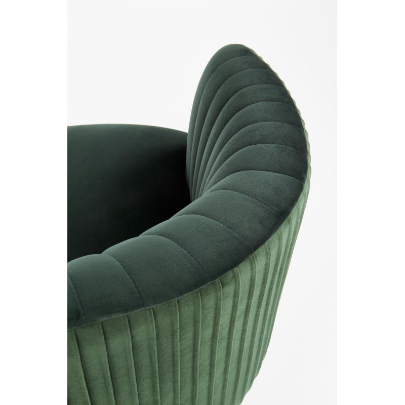 'CROWN Relaxation Armchair Dark Green / Gold' 'CROWN Relaxation Armchair Dark Green / Gold'