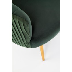 'CROWN Relaxation Armchair Dark Green / Gold' 'CROWN Relaxation Armchair Dark Green / Gold'